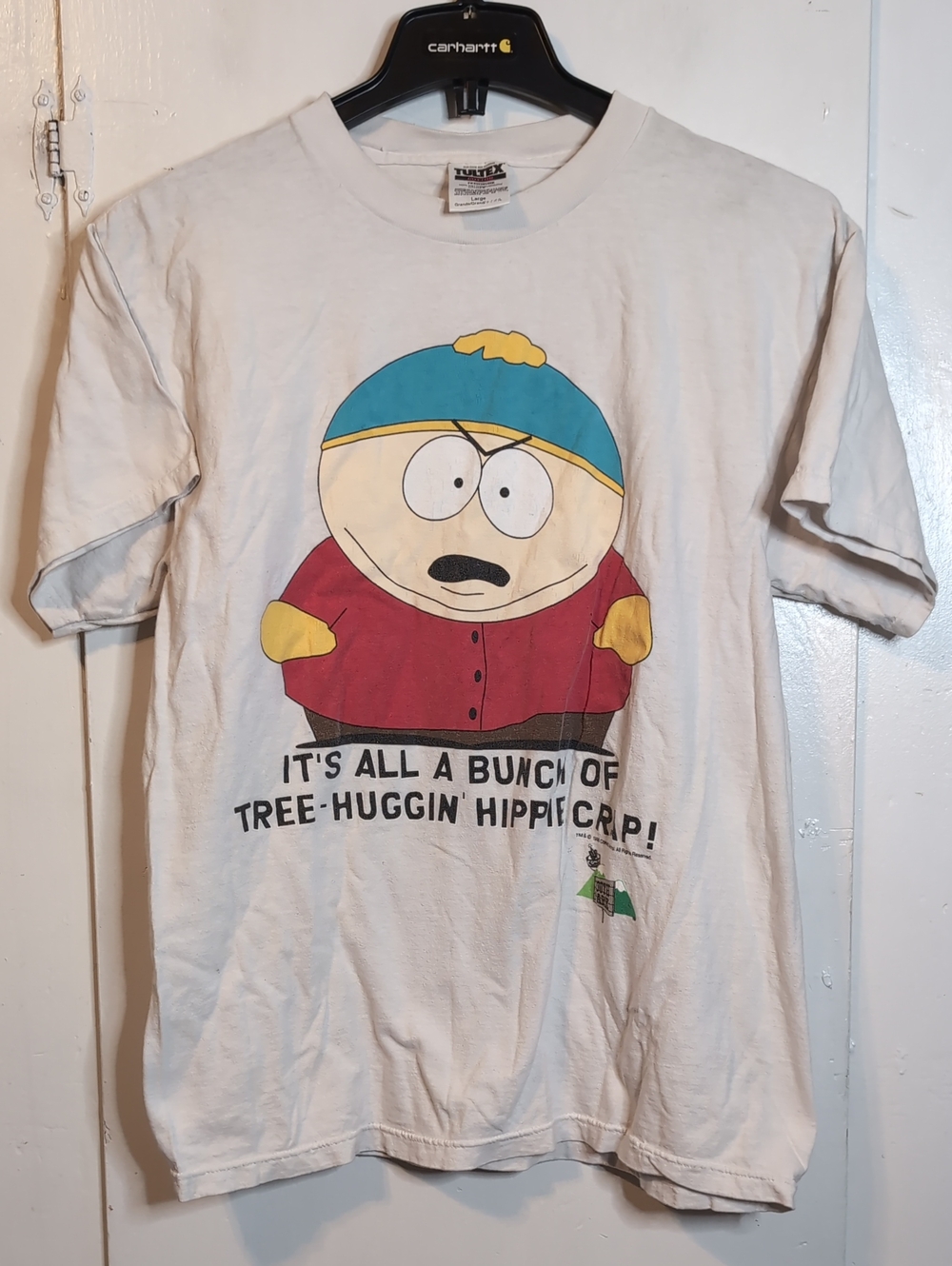 Vint. '98 South Park Cartman hippie tee mens Large